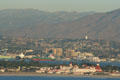 Hotel del Coronado & San Diego harbor from Cabrillo National Monument. San Diego, CA.