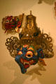 Colorful mask from Indonesia at Mingei Museum. San Diego, CA.