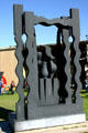 Night Presence II sculpture by Louise Nevelson at San Diego Museum of Art. San Diego, CA.