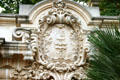Casa del Prado relief of sailing ship going through canal. San Diego, CA.