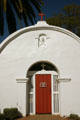 San Luis Rey Mission Church cemetery entrance. Oceanside, CA.
