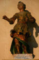 Sculpture of St. Rafael in San Luis Rey Mission Church. Oceanside, CA.