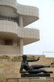 Exterior curves at J. Paul Getty Museum Center. Malibu, CA.