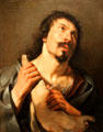 Samson with Jawbone painting by Salomon de Bray at J. Paul Getty Museum Center. Malibu, CA.