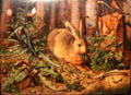 Hare in the Forest painting by Hans Hoffmann at J. Paul Getty Museum Center. Malibu, CA.