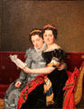 Portrait of Sisters Zénaïde & Charlotte Bonaparte by Jacques-Louis David at J. Paul Getty Museum Center. Malibu, CA.