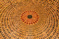 Stone mosaic floor at Getty Museum Villa. Malibu, CA