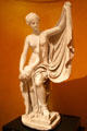 Roman marble statue of Leda & Swan with restorations from Rome at Getty Museum Villa. Malibu, CA.