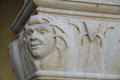Carved face on A.K. Smiley Library. Redlands, CA.