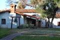 Mission-style buildings at San Bernardino Asistencia. Redlands, CA.