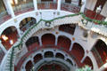 Spiral staircase at Mission Inn. Riverside, CA