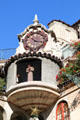 Courtyard clock at Mission Inn. Riverside, CA.
