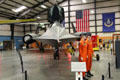 Lockheed SR-71A Blackbird titanium Mach 3.2+ general reconnaissance jet at March Field Air Museum. Riverside, CA.