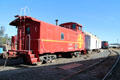 Santa Fe caboose at Orange Empire Railway Museum. Perris, CA.