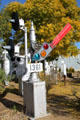 Collection of signalling devices at Orange Empire Railway Museum. Perris, CA.