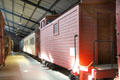 West Side Lumber Co. Caboose No. 7 used on logging trains at Orange Empire Railway Museum. Perris, CA.
