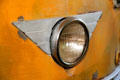 Headlamp detail of L.A. Transit Streetcar 3100 by St. Louis Car Co. at Orange Empire Railway Museum. Perris, CA.