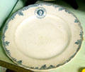 Salt Lake Route dinner plate at Orange Empire Railway Museum. Perris, CA.
