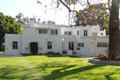 Irving Gill's modern architecture for at Clarke Estate. Santa Fe Springs, CA.