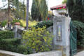 Landscaped wall of Casa Nueva. City of Industry, CA.
