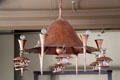 Copper chandelier in Casa del Desierto. Barstow, CA.