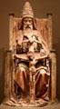 Holy Trinity limestone carving from France at Legion of Honor Museum. San Francisco, CA.