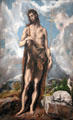St John the Baptist painting by El Greco at Legion of Honor Museum. San Francisco, CA