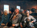 Third-Class Carriage painting by Honoré Daumier at Legion of Honor Museum. San Francisco, CA.