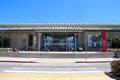 California Academy of Science entrance facade by architect Renzo Piano. San Francisco, CA.