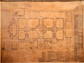 Landscaping blueprint for main area of Panama-Pacific International Exposition at California Historical Society. San Francisco, CA.