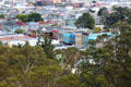View of San Francisco Golden Gate park neighborhood from observation tower of de Young Museum. San Francisco, CA.