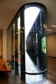 Curved window within de Young Museum. San Francisco, CA.