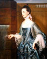 Mrs. Daniel Sargent portrait by John Singleton Copley at de Young Museum. San Francisco, CA.