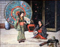 Scene from "the Mikado" painting by Henry Alexander at de Young Museum. San Francisco, CA.
