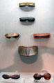 Inuit snow goggles from Alaska at de Young Museum. San Francisco, CA.