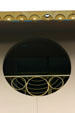 Marin County Civic Center porthole railing detail. Marin, CA.