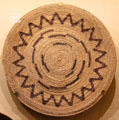 Central Me-wuk sifting tray by Louise Fuentes & used in the processing of acorn meal at Tuolumne County Museum. Sonora, CA.