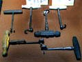 Turn keys used for extraction of molars & bicuspids displayed in dentist's office at Columbia State Historic Park. Columbia, CA.