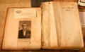 Personal Bible of James Marshall, discoverer of gold in California, with his photograph & autograph pasted inside the cover at El Dorado County Historical Museum. Placerville, CA.