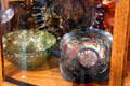 Carnival glass at El Dorado County Historical Museum. Placerville, CA.