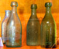 Fountain & Tallman soda bottle display at Fountain & Tallman Museum. Placerville, CA