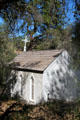 Chapel at Saint John's cemetery at Marshall Gold Discovery SHP. Coloma, CA.