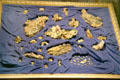 Collection of placer gold in former Treasurer's Vault at Placer County Museum. Auburn, CA.