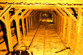 View down inclined shaft at Empire Mine State Historic Park. Grass Valley, CA