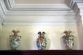 Japanese-import ceramic vases at Bidwell Mansion house museum. Chico, CA.