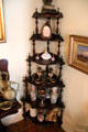 Corner hutch with collectables at Pardee Home Museum. Oakland, CA.