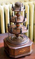 Thread spool rack which belonged to Pardee family at Pardee Home Museum. Oakland, CA.