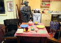 Second World War era kitchen at Oakland Museum of California. Oakland, CA.