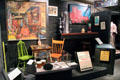 Beatnik era coffeehouse setting at Oakland Museum of California. Oakland, CA.
