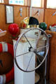 Wheelhouse of Presidential Yacht USS Potomac. Oakland, CA.